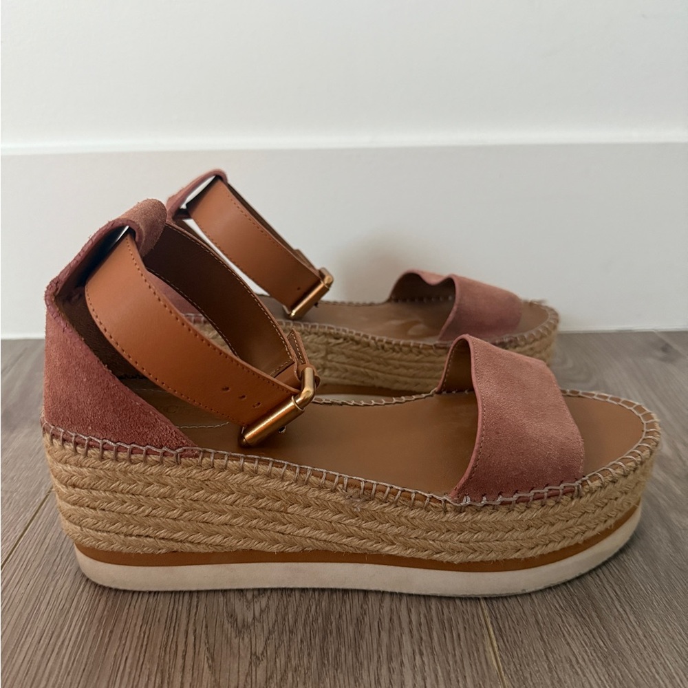 See by Chloé Women's Glyn Ankle-Strap Platform Wedge Sandals |